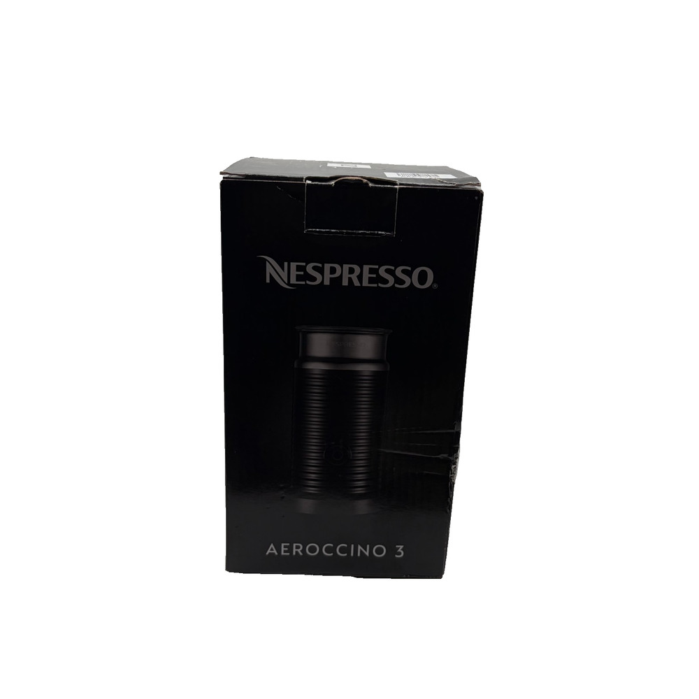 Nespresso Aeroccino 3 Electric Milk Frother - Black (3694-US-BK)